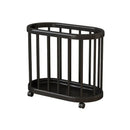 Axyaa Fitness Gear Storage Cart: Portable Organizer with Wheels for Yoga Mats & Equipment