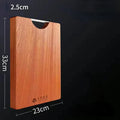 Axyaa Solid Wood Ebony Cutting Board, Antibacterial Household Kitchen Plate