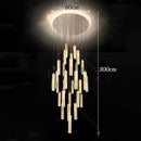 Axyaa Modern Stair Chandelier Pendant Ceiling Light