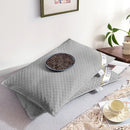 Axyaa Pure Buckwheat Shell Pillow Core - Cotton Quilting Embroidery Neck Pillow