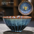 Axyaa Kiln Ceramic Teacups: Hand-Inlaid Kung Fu Design for Travel & Meditation
