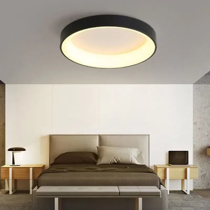 LED Nordic Ceiling Light in Black/White/Grey for Modern Home Decor by Axyaa