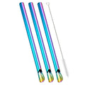 Axyaa Stainless Steel Pearl Milk Tea Straws Set with Brush Cocktail Bar Accessories