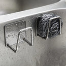 Axyaa Stainless Steel Kitchen Sink Organizer Shelf Holder Rack for Sponges & Utensils