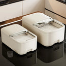 Axyaa Rice Storage Box with Lid, Moisture & Insect Proof, Kitchen Container for Dry Grain