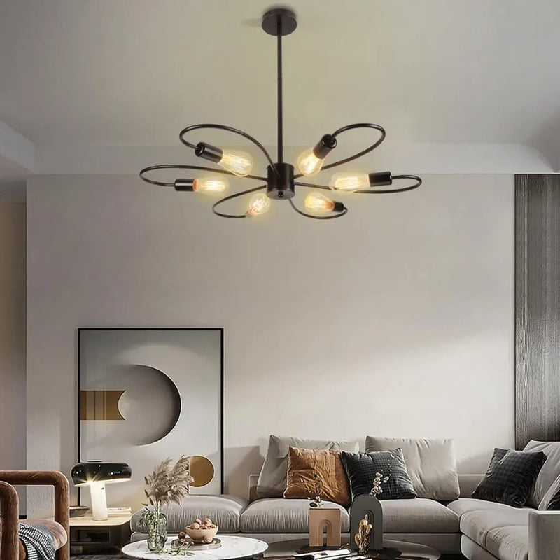 Nordic LED Ceiling Chandeliers by Axyaa for Living Dining Room & Bedroom Lighting