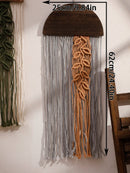 Axyaa Macrame Tapestry Wall Hanging Tassel Yarn Art for Bedroom Living Room