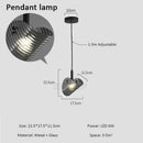 Axyaa LED Glass Pendant Light for Dining Bedroom Kitchen Restaurant Décor