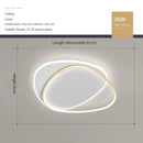 Axyaa Modern LED Ceiling Light for Bedroom, Living Room, Study, and Master Bedroom