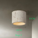 Axyaa Red Cement Downlight: Nordic Grey Led Ceiling Spotlight for Bedroom