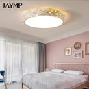 Axyaa LED Ceiling Light: Remote Dimmable Modern Chandelier for Bedroom, Living Room & Hallway