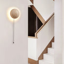 Axyaa Natural Travertine Limestone LED Wall Light for Indoor Atmosphere Lighting