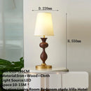 Axyaa Retro Table Lamp for Living Room Bedroom LED Bedside Light