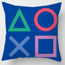 Axyaa Gamer Grip Square Pillowcase | Anime Style | TV Game Fan | 45x45 Cushion Cover