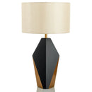 Axyaa Modern Black Iron Desk Lamp With Fabric Lampshade - Elegant E27 Table Lamp
