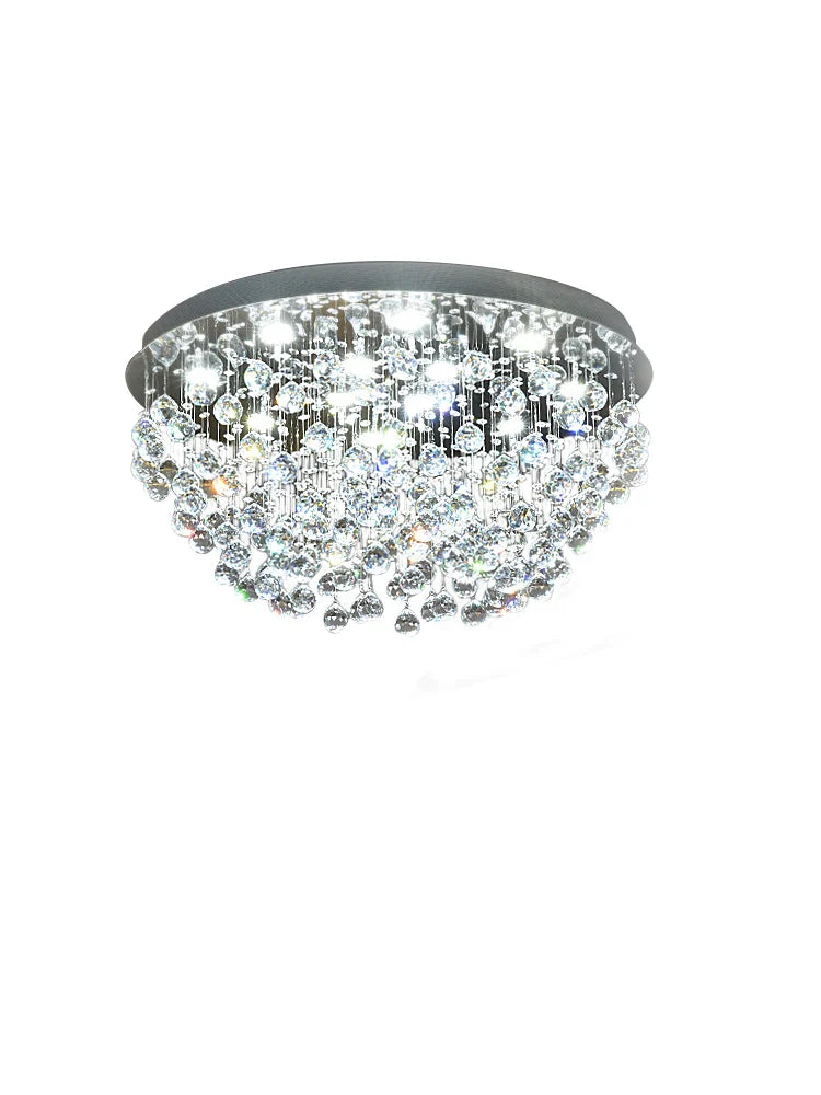 Modern Luxury Crystal Chandelier Lighting by Axyaa - LED Ceiling Lamp for Living Room