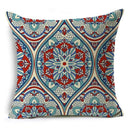Axyaa Ramadan Vintage Ethnic Pattern Cushion Cover 45x45cm Linen Pillow Case