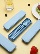 Axyaa Plastic Tableware Set for Picnics, Camping, Student Supplies