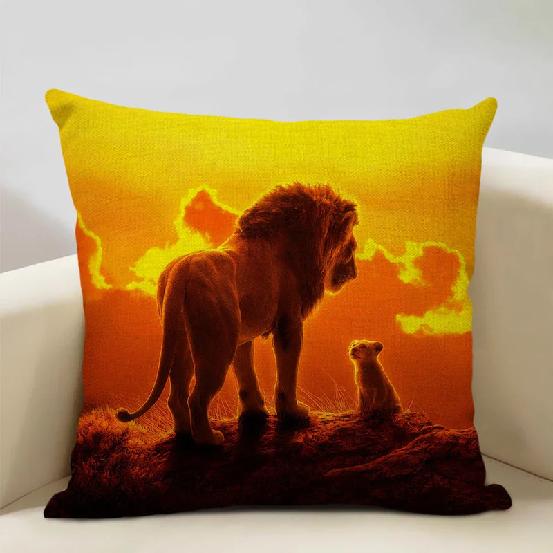 Axyaa African Landscape Art Pillow Case 45x45cm High Quality Linen Cushion Cover