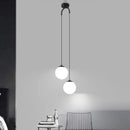 Axyaa Gold Glass LED Pendant Chandelier for Modern Nordic Decor