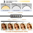 Axyaa 40W LED U-Connector Half Moon Fill Light for Beauty and Nail Art