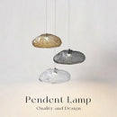 Nordic Glass Chandelier Light | Axyaa LED Pendant Lamp for Kitchen, Bedroom, Living & Dining Room