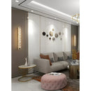 Axyaa Crystal Wall Lamp: Modern High-Grade Living Room Bedroom Bedside Light