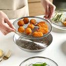 Axyaa Stainless Steel Mesh Filter Tray for Frying, Grilling, and Kitchen Straining