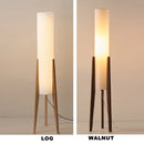 Axyaa Solid Wood Floor Lamp - Japanese Retro Style for Home Decor
