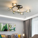 Axyaa Nordic Glass LED Ceiling Pendant Chandelier - Home Lighting Fixtures
