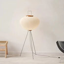 Axyaa Noguchi Designer Vertical Paper Carved Floor Lamp for Living Room & Study Room