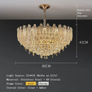 Axyaa Crystal Ceiling Chandelier Light for Dining Bedroom Hotel Living Room