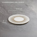 Axyaa Ceramic Steak Tray Plate for Western Cuisine & Sushi at Restaurants