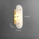 Axyaa Marble Alabaster LED Wall Lamp for Home and Hotel Décor