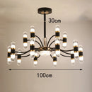 Axyaa Modern LED Ceiling Lamp Chandelier for Bedroom and Dining Room
