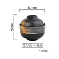 Axyaa Vintage Ceramic Stew Pot with Lid Bowl - 300ml