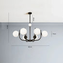 Axyaa Minimalist Molecular LED Pendant Light Circular Hanging Lamp