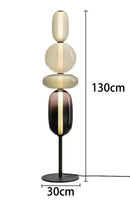 Axyaa Glass Floor Lamp Living Room Bedroom Lollipop Headboard INS Desk Lamp Sofa Ambient Light