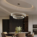 Axyaa Luxury Decorative Circular Pendant Lamp for Living Room and Hotel Decor.