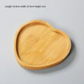 Axyaa Bamboo Coaster Set for Home Decor and Kitchen, Multi-use Wood Tray Plate