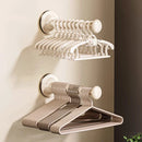 Axyaa Retractable Suction Cup Hanger Rack: Space-Saving Wall Organizer with Telescopic Rod