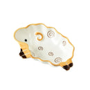 Axyaa Ceramic Sheep Small Dish for Household Tomato Sauce - Set of 3