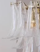 Axyaa Colored Glass Chandelier: New Murano Collection for Living Room, Bedroom, Dining Room