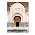Morocco Mosque Door Canvas Print by Axyaa for Living Room Decor