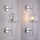 Nordic Glass Wall Lamp for Bedroom and Living Room by Axyaa