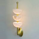 Axyaa Marble Copper Wall Lamp: Modern Minimalist High-End Luxury for Living Room and Hotel Rooms