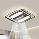 Axyaa LED Bladeless Fan Light, Modern Minimalist Integrated Ceiling Light