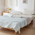 Axyaa Summer Cool Quilt | Waffle Foam Soybean Thin Quilt | Machine Washable & Airy