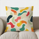 Colorful Abstract Shapes Pillow Cover by Axyaa - Sofa, Bedroom, Car Décor