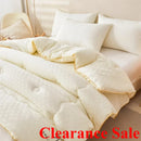 Axyaa Silk Quilt: Super Soft All-Seasons Quilt with Knitted Cotton Fabric